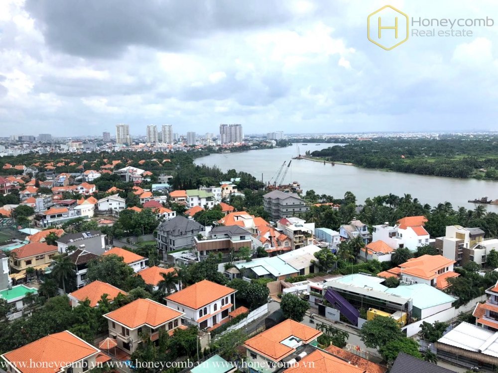 Căn hộ The Nassim Thảo Điền với 4 phòng ngủ cùng nội thất đầy đủ và tầm nhìn ra sông đẹp cho thuê