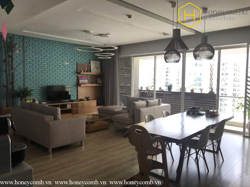 Wonderful 3 bedrooms apartment with nice view in The Estella for rent