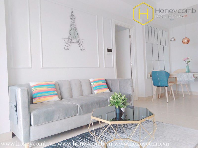 Thật là một căn hộ 2 phòng ngủ sáng sủa và nổi bật từ Masteri Thảo Điền! Hiện cho thuê