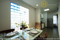 The serviced apartment with convenient and modern equipment at Thao Dien