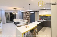 Modern decoration 3 beds apartment in Masteri Thao Dien for rent