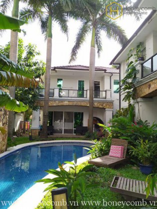 The 4 bedrooms-villa with perfect pool at Thao Dien