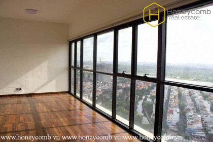 Look at this unfurnished 2 bedroom-apartment with extraordinary view from The Ascent !