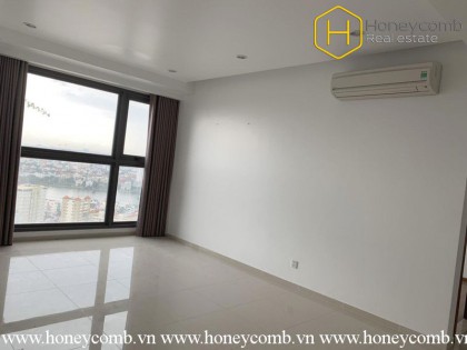 Căn hộ 2 phòng ngủ rộng rãi không nội thất vẫn đang còn tại Pearl Plaza