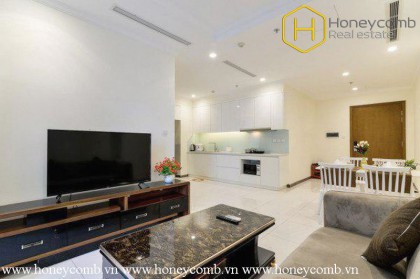Căn hộ 2 phòng ngủ với thiết kế sáng sủa có sẵn cho thuê tại Vinhomes Central Park