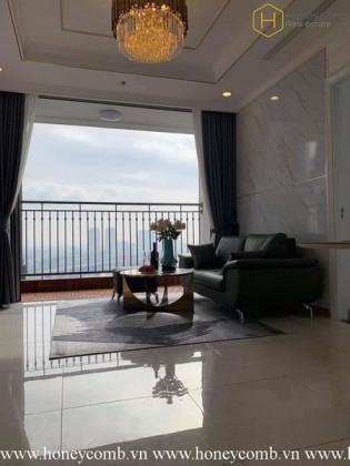 The 3 bedroom-apartment with tropical style is very delightful in Vinhomes