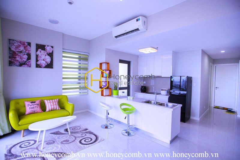 The lovely 2 bedroom apartment with gentle beauty at Masteri An Phu