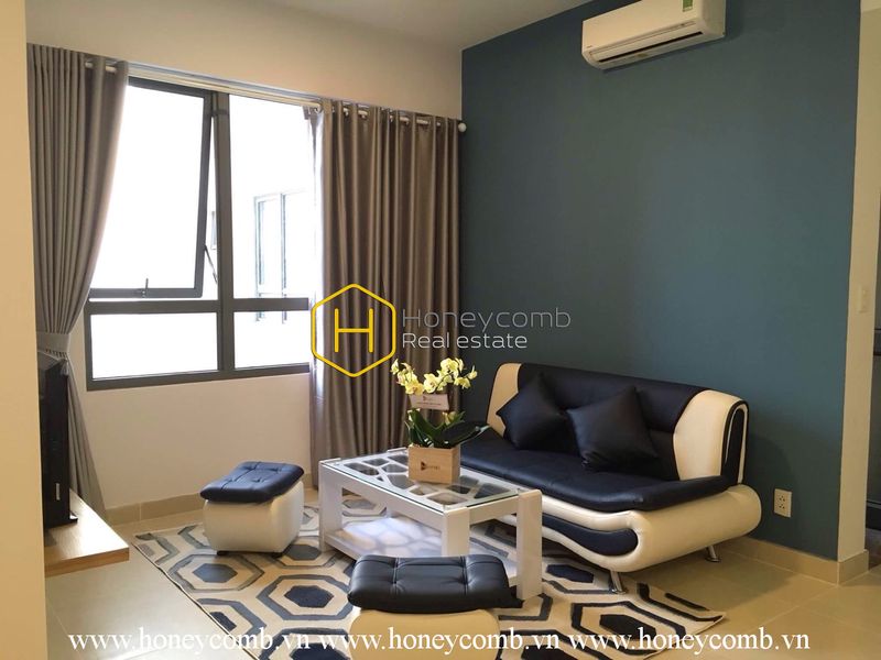 Căn hộ 2 phòng ngủ, nhìn ra thành phố, nội thất đầy đủ tại Masteri Thảo Điền cho thuê
