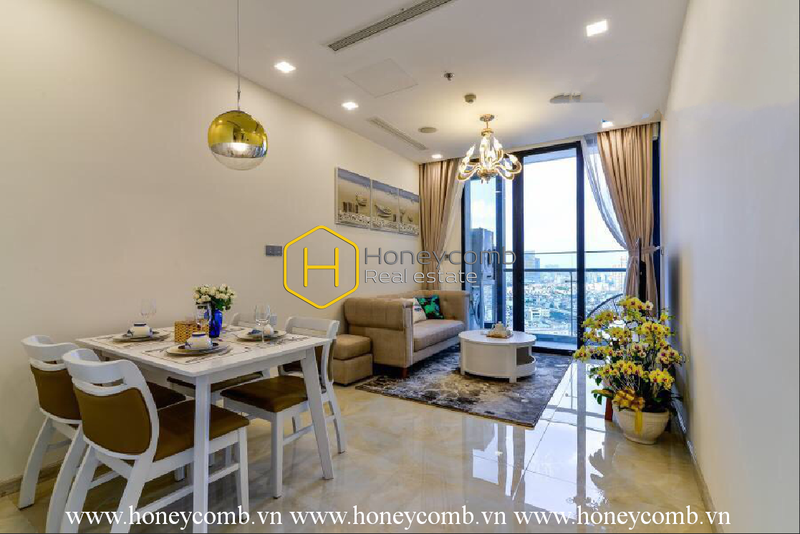 Enhance your lifestyle with this unique and stylish apartment in Vinhomes Golden River for rent