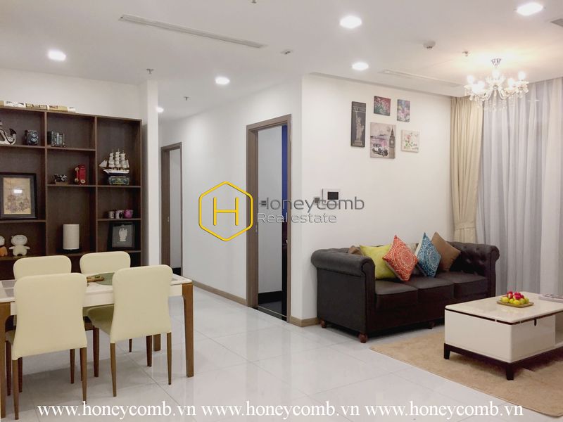 Căn hộ bố cục hợp lý và tiện nghi ở Vinhomes Central Park cho thuê