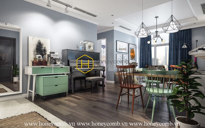 Khám phá vẻ đẹp của căn hộ Vinhomes Central Park với trang trí nội thất lấy nguồn cảm hứng từ phong cách Bắc Âu