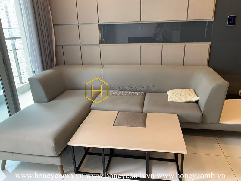 Căn hộ tinh tế ở Vinhomes Central Park với nội thất tối giản ở Vinhomes Central Park