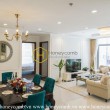 Comtemporary style with neutral hue layout in this Vinhomes Central Park apartment