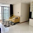 Simplified furnished apartment with cozy living space and spectacular view in Vinhomes Central Park