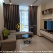 Simplified design apartment with high-end wooden interior for rent in Vinhomes Central Park