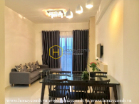 An airy river view apartment with fully furniture for rent in The Sun Avenue