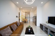 An appealing apartment with panoramic city view and sophisticated interiors in Vinhomes Golden River