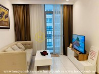So bright and airy is this apartment! Located right in Vinhomes Central Park for rent