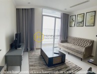 Dreamy apartment with elegant and romantic design in Vinhomes Central Park for rent