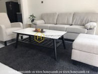 An aesthetic apartment with fully amenities inspired by neoclassical interior design for rent in Vinhomes Central Park