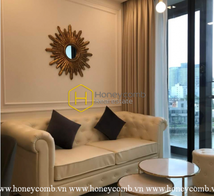 Enchanting and impressive architecture of 2 beds apartment in Vinhomes Golden River