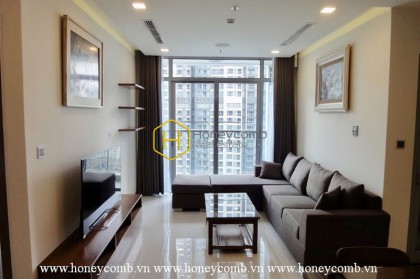 Try minimalist style with this cozy furnish apartment for lease in Vinhomes Central Park