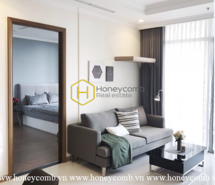 Minimalist furnished apartment with cozy layout in Vinhomes Central Park for rent