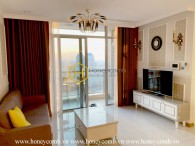 Feel the affection through the rustic design in this Vinhomes Central Park apartment