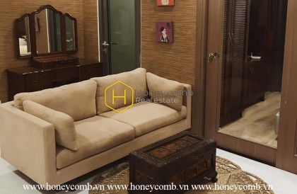 Inspirational design with Vietnamese style apartment for rent in Vinhomes Landmark 81