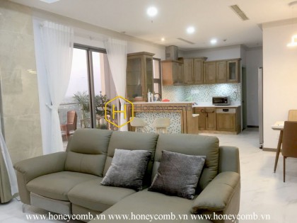 Penthouse 4 beds apartment with luxury decoration in Masteri Thao Dien