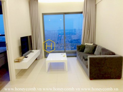 Decor accessories are kept to a minimum in this Masteri Thao Dien apartment