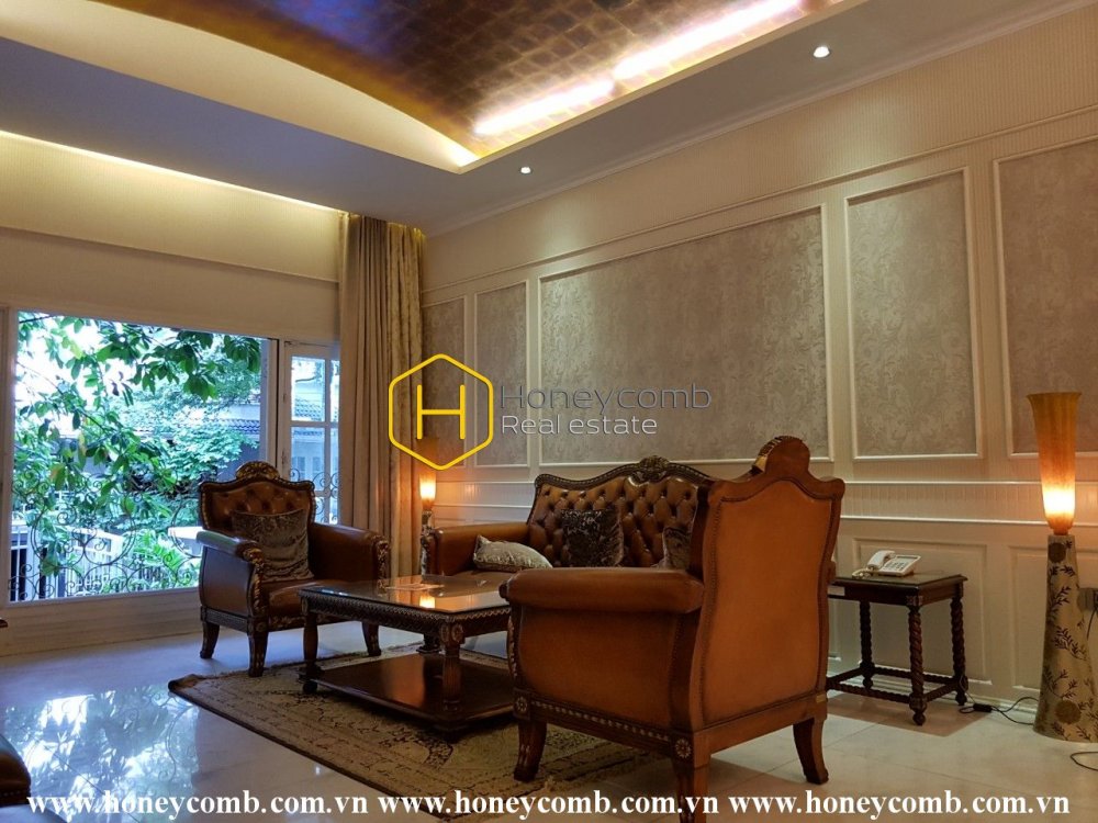 This inspiring architecture and stunning villa in Saigon Pearl will not make you disappointed