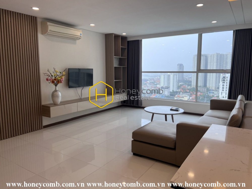 Căn hộ nội thất sang trọng với 3 phòng ngủ tại Thao Dien Pearl