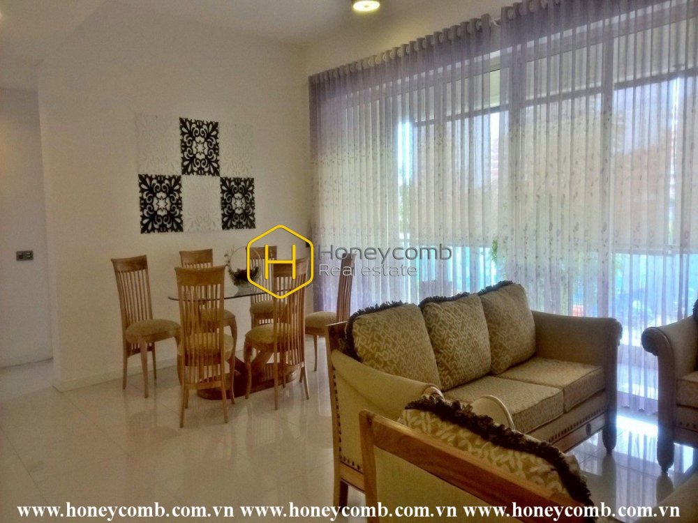 Two beds apartment low floor in The Estella An Phu for rent