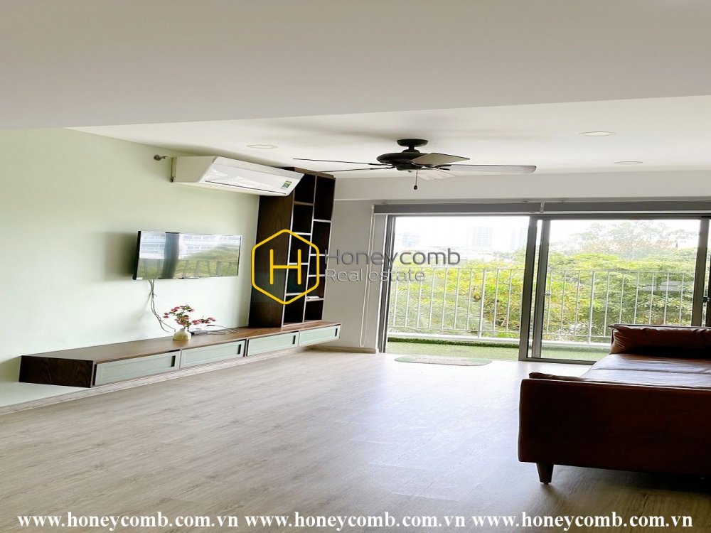 Căn hộ Masteri Thảo Điền cho thuê 2 phòng ngủ ở tầng thấp