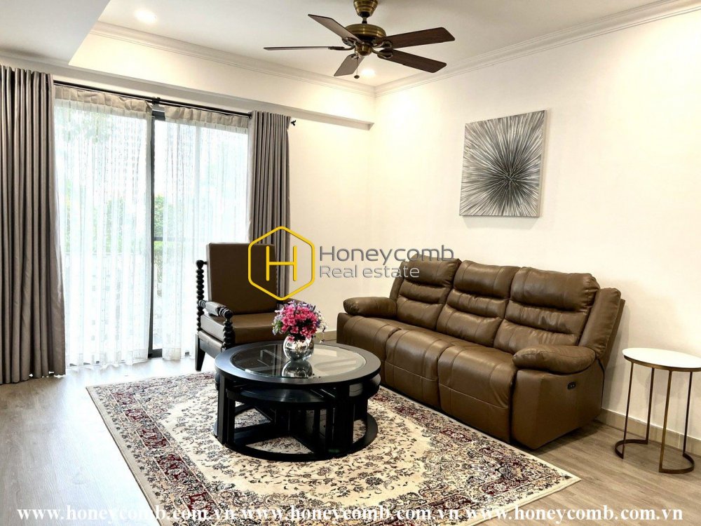 Căn Duplex ba phòng ngủ lớn tại Masteri Thảo Điền cho thuê