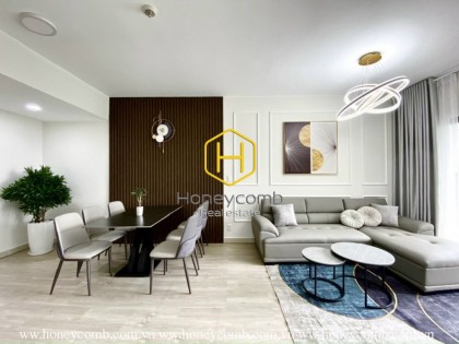 3 beds apartment with midlle floor and nice furnished in Masteri Thao Dien