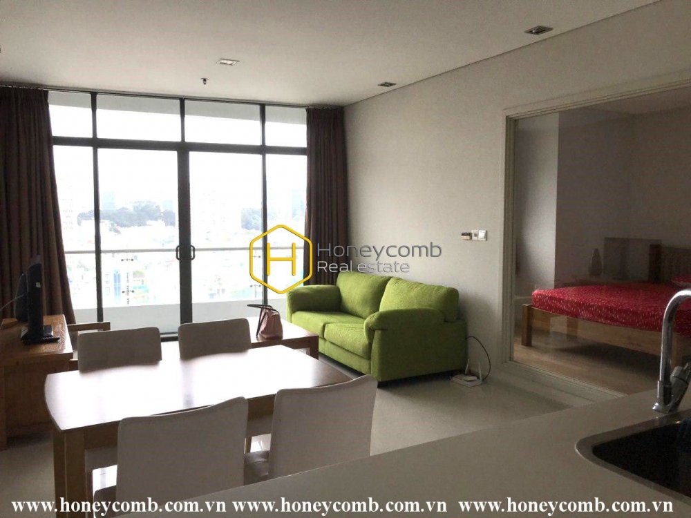 Căn hộ 1 phòng ngủ với nội thất đầy đủ cho thuê tại City Garden