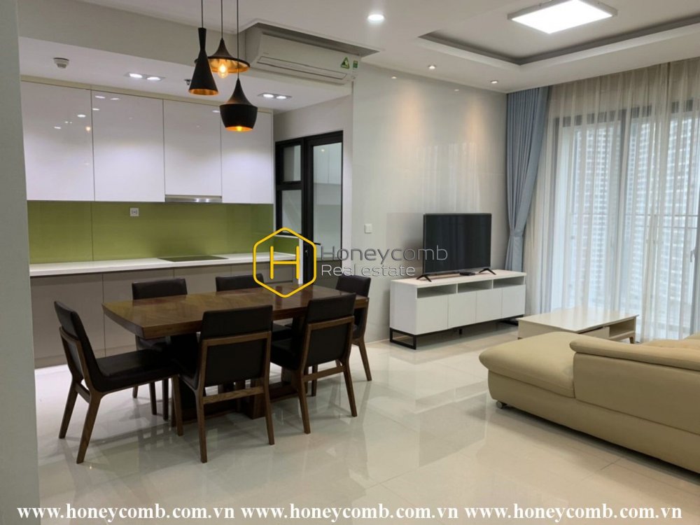 Pool view fully furnished 2 bedrooms apartment in The Estella Heights