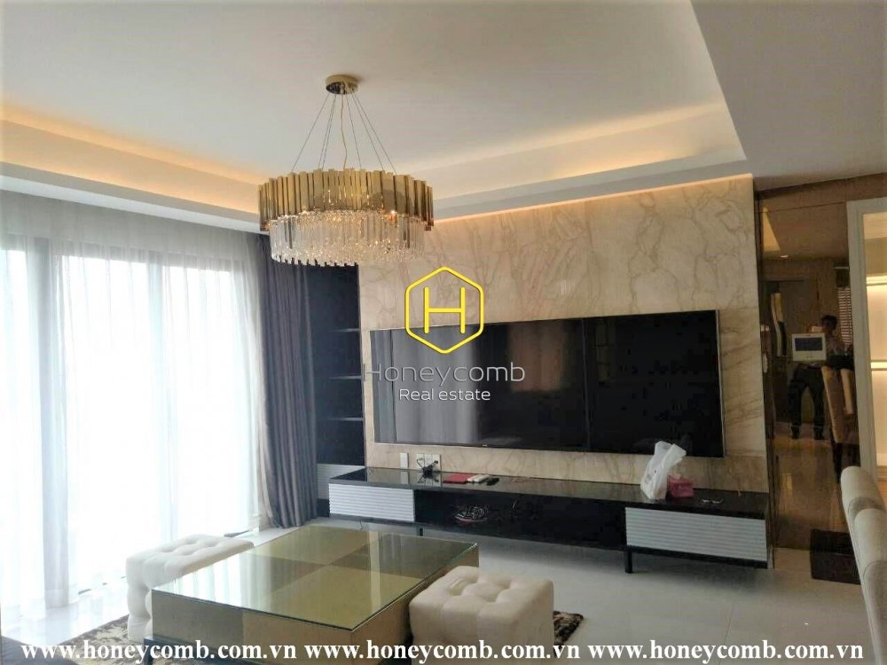 Căn hộ với 3 phòng ngủ rộng rãi tại Masteri Thảo Điền cho thuê