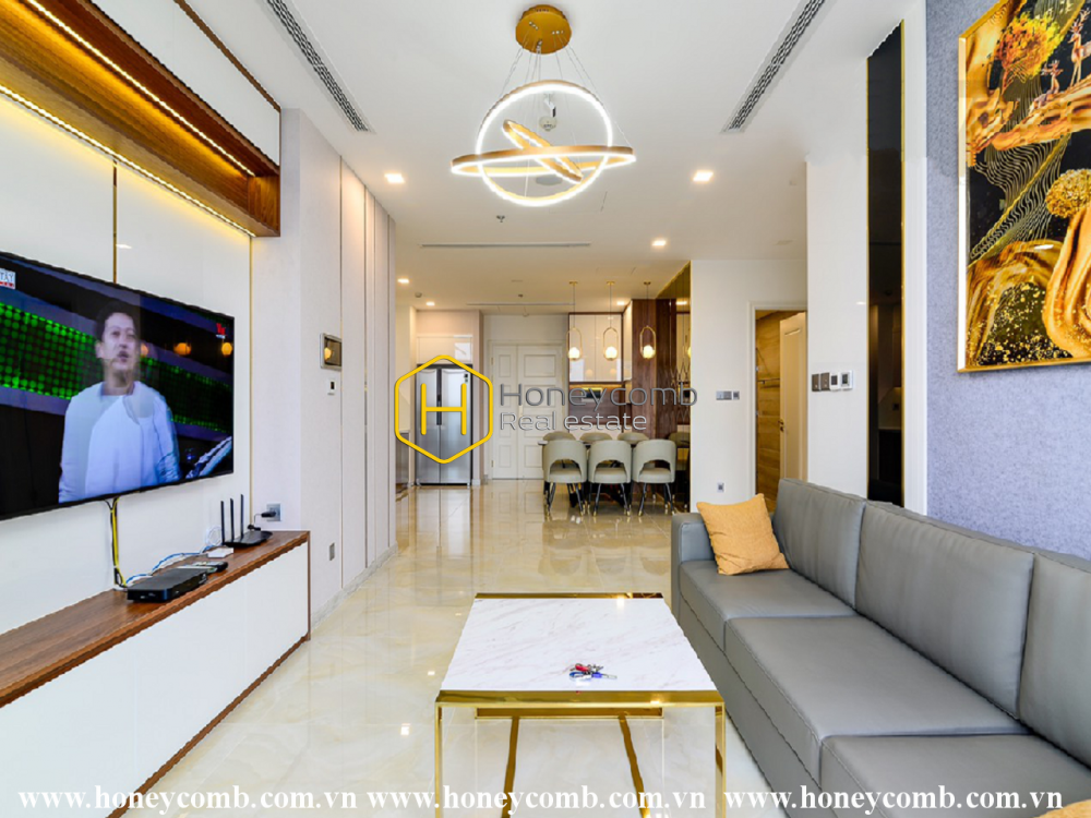 Căn hộ 2 phòng ngủ với phong cách nghệ sỹ cho thuê tại Vinhomes Golden River