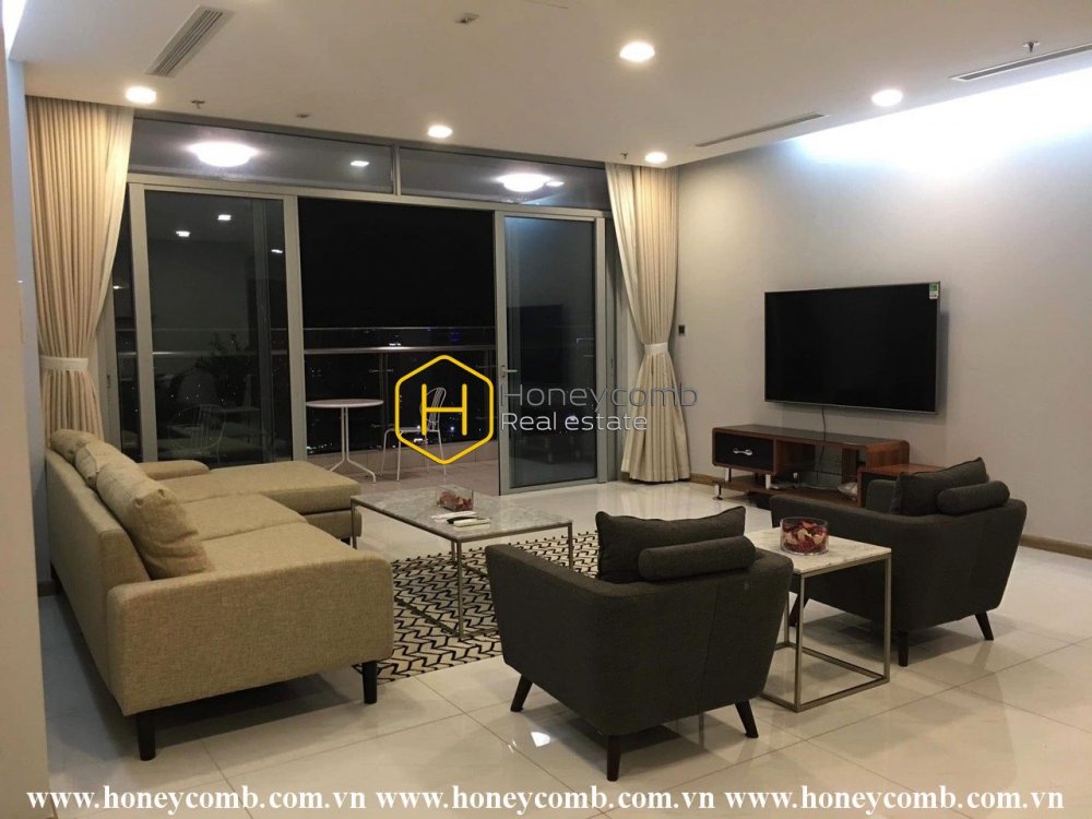 Căn hộ cao cấp nhất với 4 phòng ngủ tại Vinhomes Central Park cho thuê