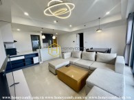 3 bedroom apartment with white furniture for rent in Masteri Thao Dien