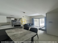 Căn hộ 2 phòng ngủ với nội thất đơn giản ở Masteri Thảo Điền cho thuê