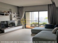 Simple design in Masteri Thao Dien apartment creates a coziness