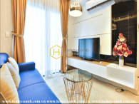The bright 2 bedroom-apartment is very charming at Masteri Thao Dien