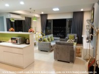Three bedrooms apartment with city view and high floor in Masteri Thao Dien for rent