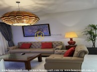 Rustic apartment for rent with modern furniture in Saigon Pearl