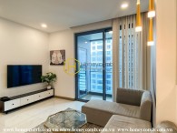 An aesthetic apartment with cozy atmosphere will help you release in Sunwah Pearl
