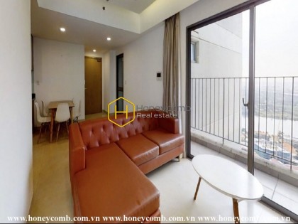 Two beds apartment modern style in Masteri for rent